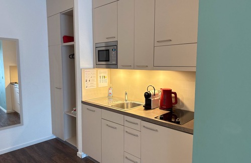 Sankt Georgen im Schwarzwald Apartment | Apartment 'Auszeit Mit Pflege - Fewo 3' with Private Terrace, Shared Garden and Wi-Fi
