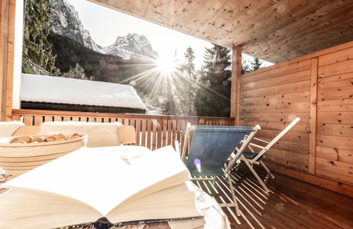 Siusi Apartment | Apartment "Bergfrieden 2 A" with Mountain View, Pool, Wi-Fi, Terrace & Garden