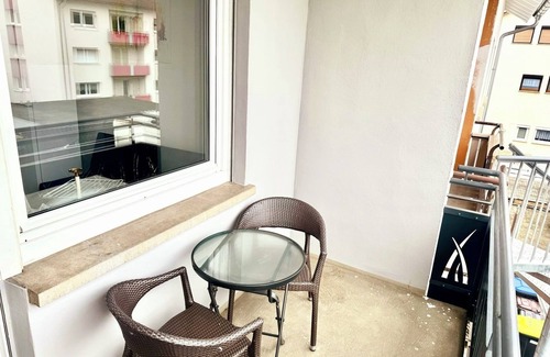 Bad Krozingen Apartment | Apartment 'Belchen' with Balcony and Wi-Fi