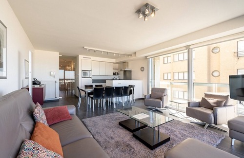 Blankenberge Apartment | Apartment by Belgian Coast with Sea Views
