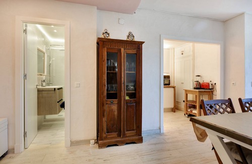 Chipiona Apartment | Apartment "Chipiona, Cruz del Mar 1ª Línea" with Sea View, Terrace & Wi-Fi