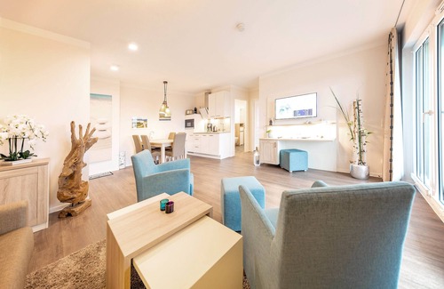 Boergerende-Rethwisch Apartment | Apartment 'Waterkant 2-50' with Sea View, Balcony and Wi-Fi