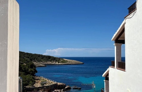 Portinatx Apartment | Apartment '5personas Vista Mar 4A' with Sea View, Wi-Fi and Air Conditioning