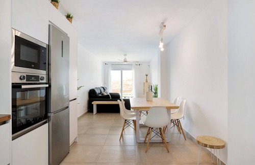 Atlanterra Apartment | Apartment 'Bajo Poniente' with Sea View, Shared Pool and Wi-Fi