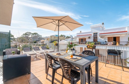 Can Picafort Apartment | Apartment 'Fantastic' with Private Terrace, Wi-Fi and Air Conditioning