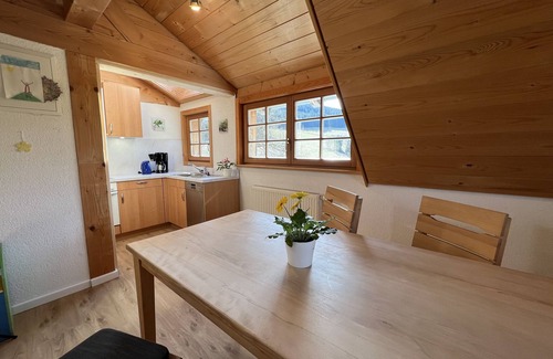 Titisee-Neustadt Apartment | Apartment 'Ferienwohnung Sternschnuppe, 90 Qm' with Mountain View, Shared Garden and Balcony