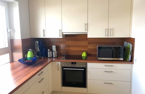 Schoemberg Apartment | Apartment 'Ferienwohnung Schönbucher, 85qm' with Shared Terrace, Shared Garden and Wi-Fi