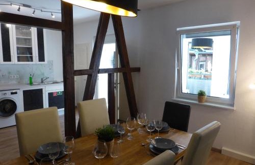 Jena Apartment | Apartment Ferienwohnung Martin Luther, 3 Schlafzimmer, free WiFi, Nähe Zentrum, klimatisiert, hell, offen, sehr schön,