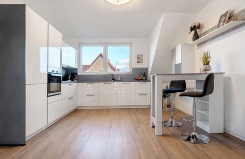 Osnabrueck Apartment | Apartment 'Fewo Nahner Loft' with Balcony