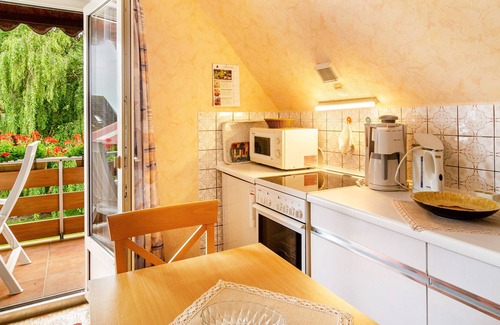 Nesse Apartment | Apartment 'Haus Birke' with Shared Terrace, Shared Garden and Balcony