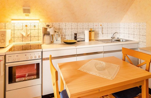 Nesse Apartment | Apartment 'Haus Birke' with Shared Terrace, Shared Garden and Balcony