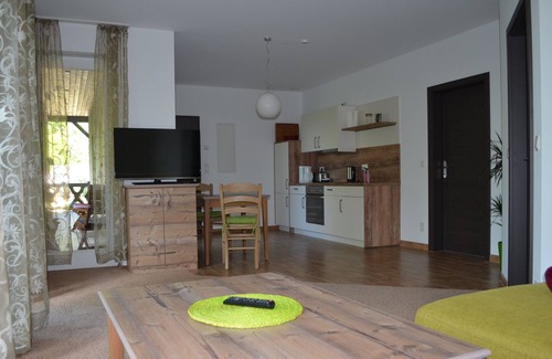 Burg-Kauper Apartment | Apartment hayloft/straw chamber - Spreewaldscheune am Fließ-Ferienwohnungen am