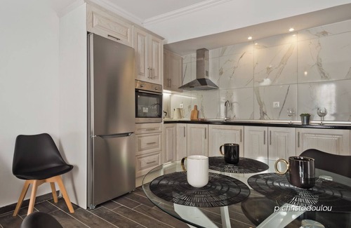Karpathos Apartment | Apartment 'Helios 1' with Sea View, Wi-Fi and Air Conditioning