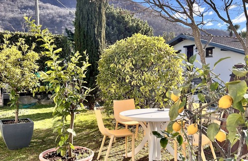 Maccagno Apartment | Apartment 'Il Bacio Del Sole' with Lake View, Private Terrace and Shared Garden