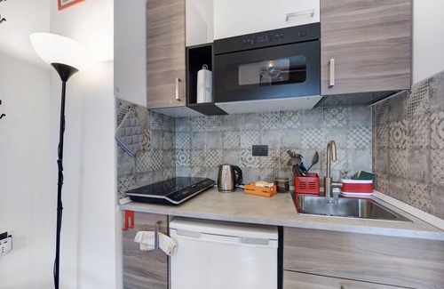 San Salvario Apartment | Apartment 'Il Gattino Di Torino Monolocale' with Wi-Fi and Air Conditioning
