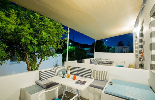 Grikos House | Apartment In A Hotel "Pico Bello Patmos 12" with Private Terrace & Wi-Fi