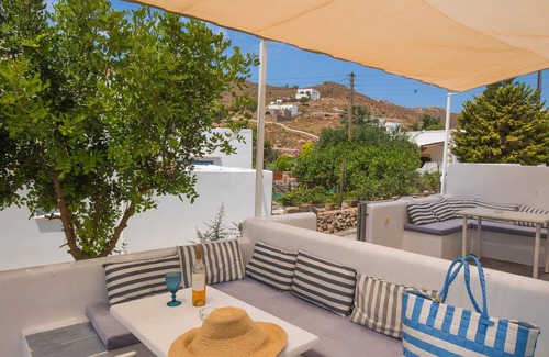Grikos House | Apartment In A Hotel "Pico Bello Patmos 12" with Private Terrace & Wi-Fi