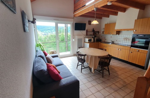 Gerardmer Apartment | Apartment in chalet, swimming pool, sleeps 6, lake proximity, Gérardmer