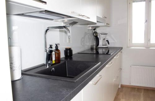 Keskinen District Apartment | Apartment in Konepaja with private sauna and a large balcony