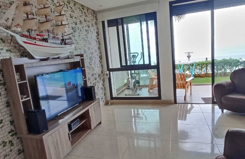 Ameur Apartment | Apartment in Prestigia plage des nations with garden and direct access to the sea.