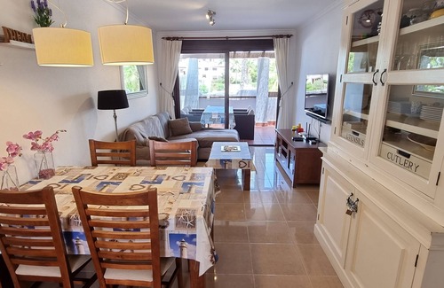 Vera Apartment | Apartment in Pueblo Salinas de Vera Playa, WIFI, terrace overlooking the pool