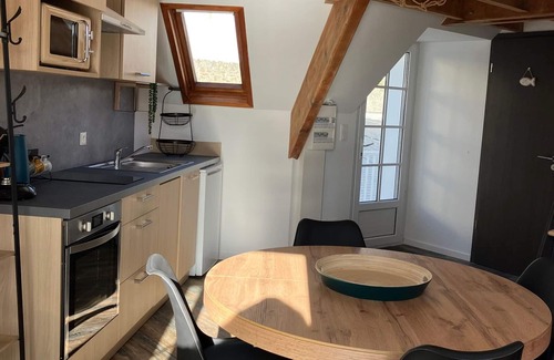 Sauzon Apartment | Apartment in Sauzon center, port view, near the beach, Wifi