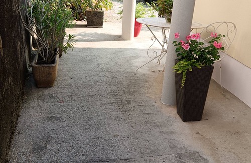 Aix-les-Bains City Center Apartment | Apartment in town center villa with large terrace and private parking