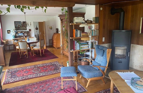 Steinen Apartment | Apartment 'Kropp' with Mountain View, Balcony and Wi-Fi