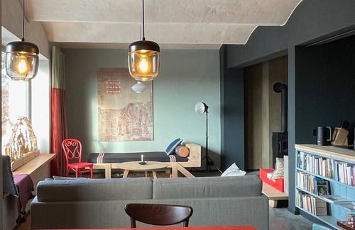 Hirschfeld Apartment | Apartment 'Kuhstall' with Shared Terrace, Shared Garden and Wi-Fi
