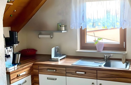 Uehlingen-Birkendorf Apartment | Apartment 'Lufs Loft' with Mountain View, Shared Garden and Wi-Fi