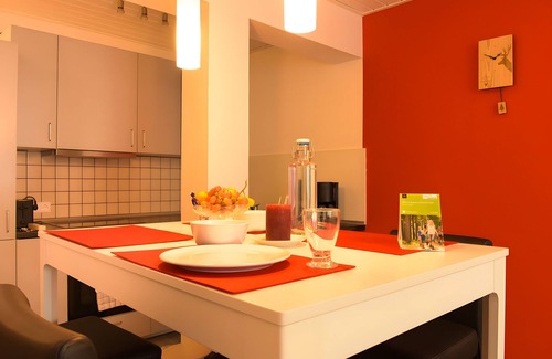 Unterkirnach Apartment | Apartment 'Löwenzahn' with Mountain View, Private Terrace and Wi-Fi