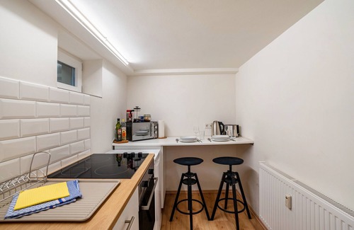 Buckenberg Apartment | Apartment 'Mini Mit Bad Und Küche' with Private Terrace and Wi-Fi