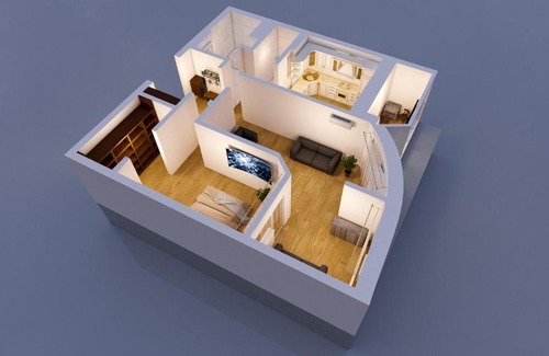 Tsentralny District Apartment | Apartment near water park