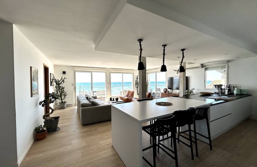 Carnon-Plage Apartment | APARTMENT OF STANDING PANORAMIC VIEW ON THE SEA. DIRECT BEACH. POOL