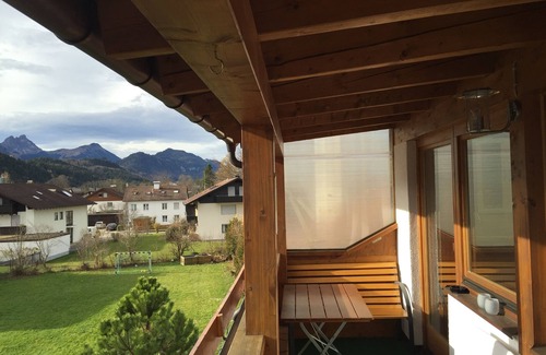 Fuessen Apartment | Apartment on the 2nd floor with balcony - to the south side and the "KÖNIGSCARD"