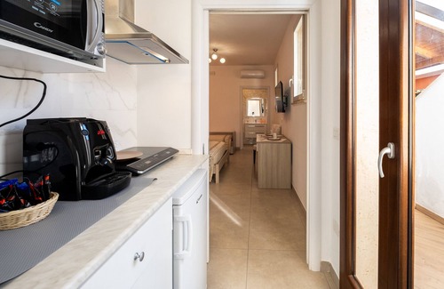 Copertino Apartment | Apartment 'Over The Top - Lu Sule' with Private Terrace, Wi-Fi and Air Conditioning