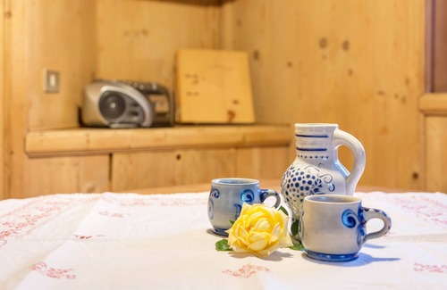 Renon Apartment | Apartment 'Ronacherhof Kamille' with Shared Garden, Balcony and Wi-Fi