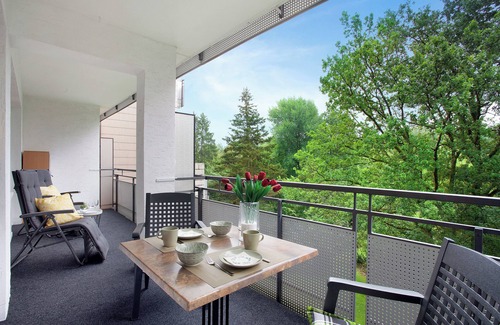 Gudenhagen Apartment | Apartment 'Rübezahl' with Balcony and Wi-Fi