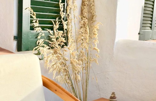 Platges de Fornells Apartment | Apartment 'Sacalma' with Shared Pool, Wi-Fi and Air Conditioning