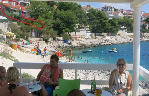 Businci Apartment | Apartment Sago 2 (Upper floor) Seafront. Ciovo, Near Split Airport