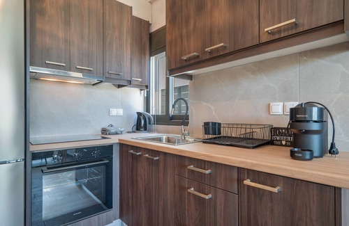 Nikiana Apartment | Apartment 'San George 1' with Sea View, Wi-Fi and Air Conditioning