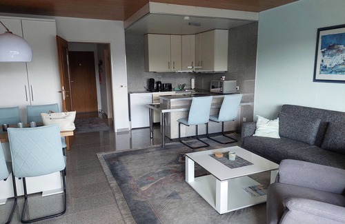 Moehnesee Apartment | Apartment 'Sander' with Balcony, Shared Indoor Pool and Wi-Fi
