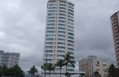 Praia Grande Apartment | Apartment sea view/gourmet balcony