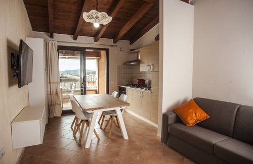 Chia Apartment | Apartment "Sobìa Pitticca" close to the Beach with Sea View, Pool, Terrace & Garden