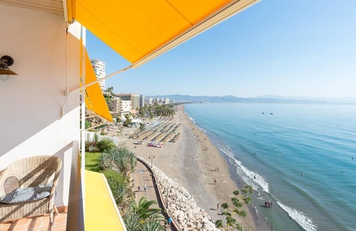 Torremolinos Apartment | Apartment Sunny View Castillo Santa Clara with Sea View, Pool, Wi-Fi, A/C, Terrace & Garden