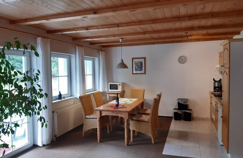 Walkenried Apartment | Apartment-Superior-Private Bathroom-Garden view-Typ D Terrasse