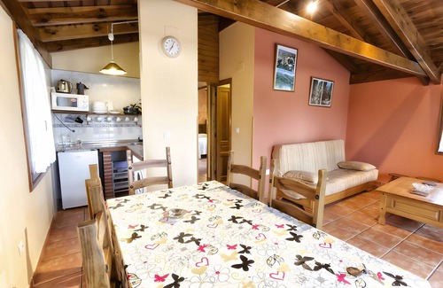 Cangas de Onis House | Apartment 'Trasgu' with Mountain View, Private Terrace and Wi-Fi