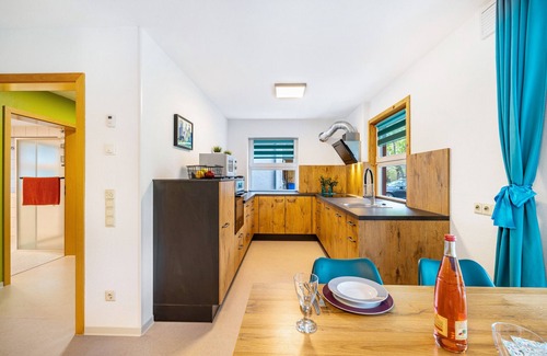 Gemarkung Tieringen Apartment | Apartment 'Untere Ferienwohnung' with Private Terrace, Shared Garden and Wi-Fi