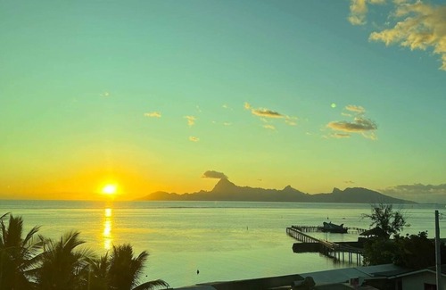 Tahiti Apartment | Apartment View Moorea + Pool