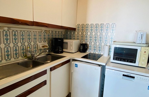 Les Sables d'Olonne Apartment | Apartment with direct beach access, balcony, and private garage